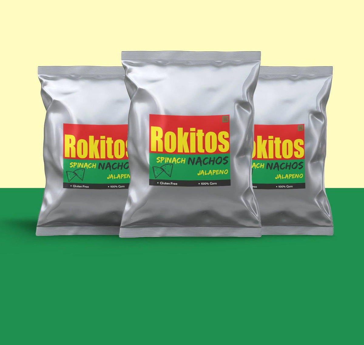 Spinach Jalapeno Veggie Nacho Crisps 250g