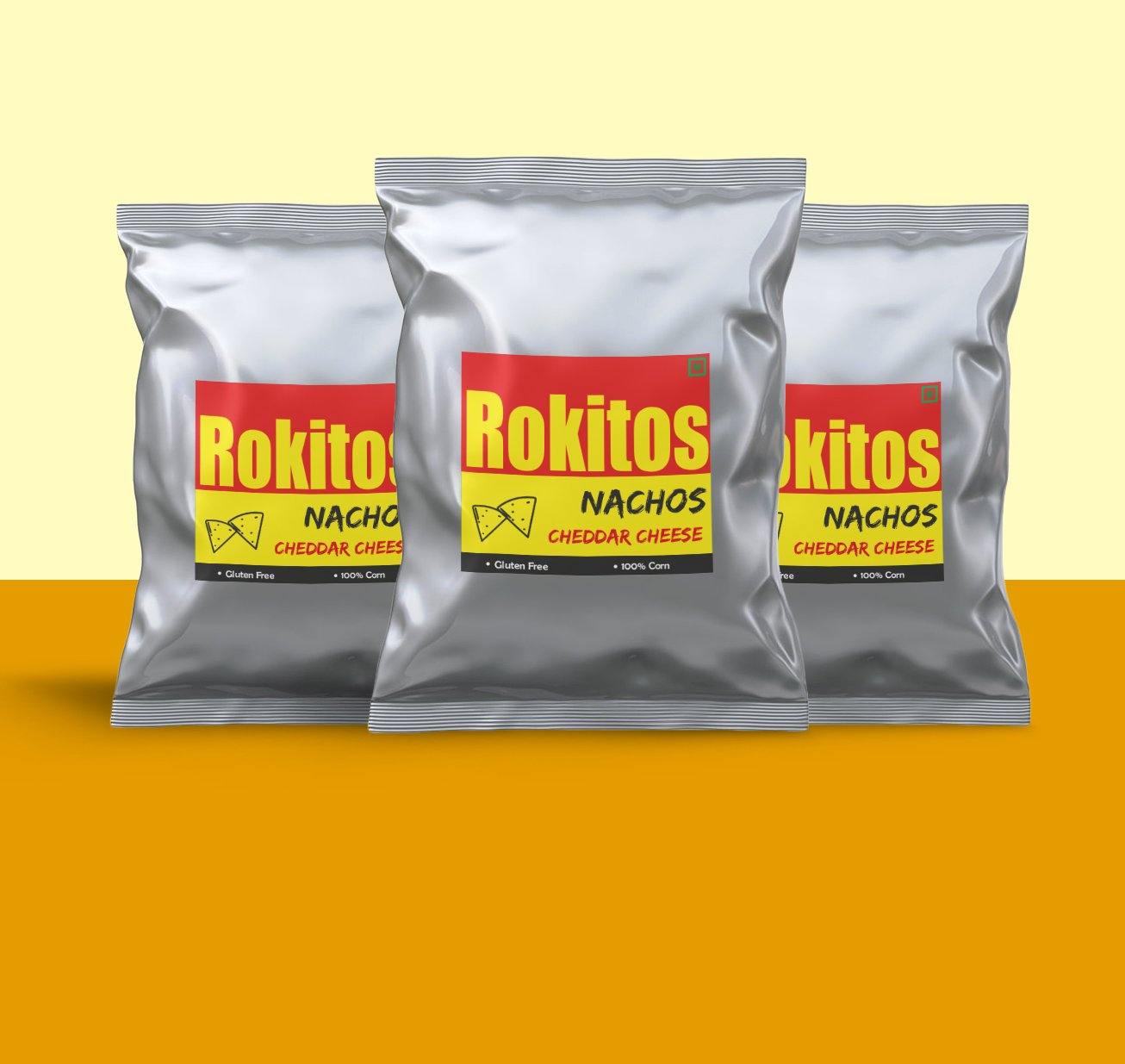 Rokitos Nacho Crisps - Cheddar Cheese 250g - Rokitos.com 